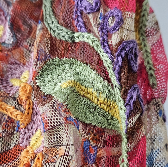 Johnny Was NWT Peasant Ruffle Blouse - Picture 6 of 11